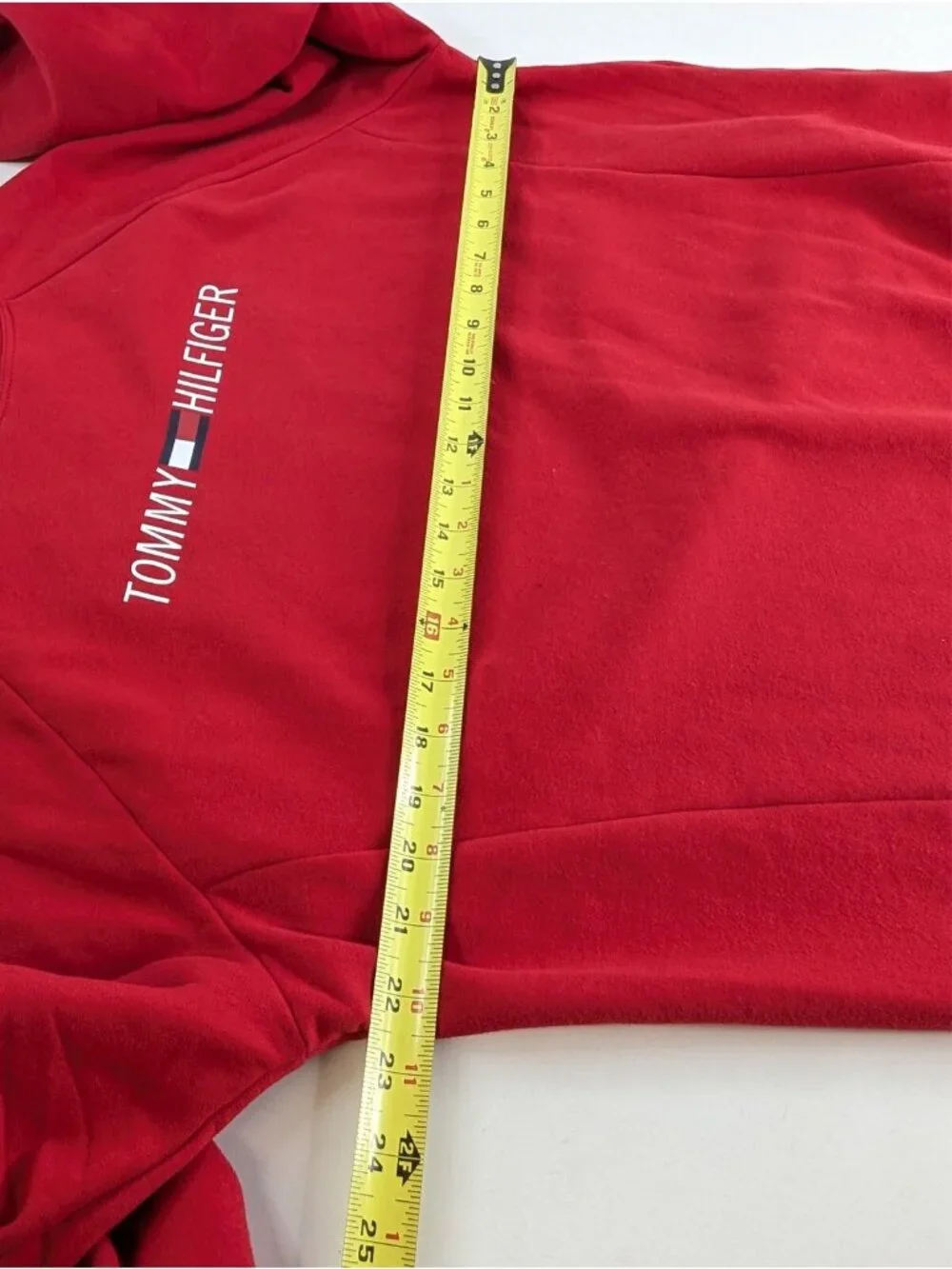 Tommy Hilfiger Sport Men’s Size XL Sweatshirt Red Fleece Crewneck Logo - NWT